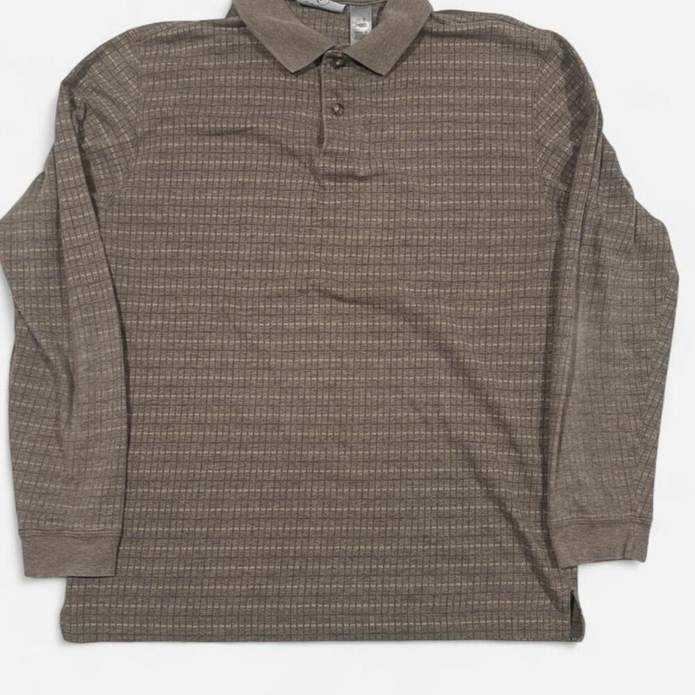 Farah brown plaid long sleeve
